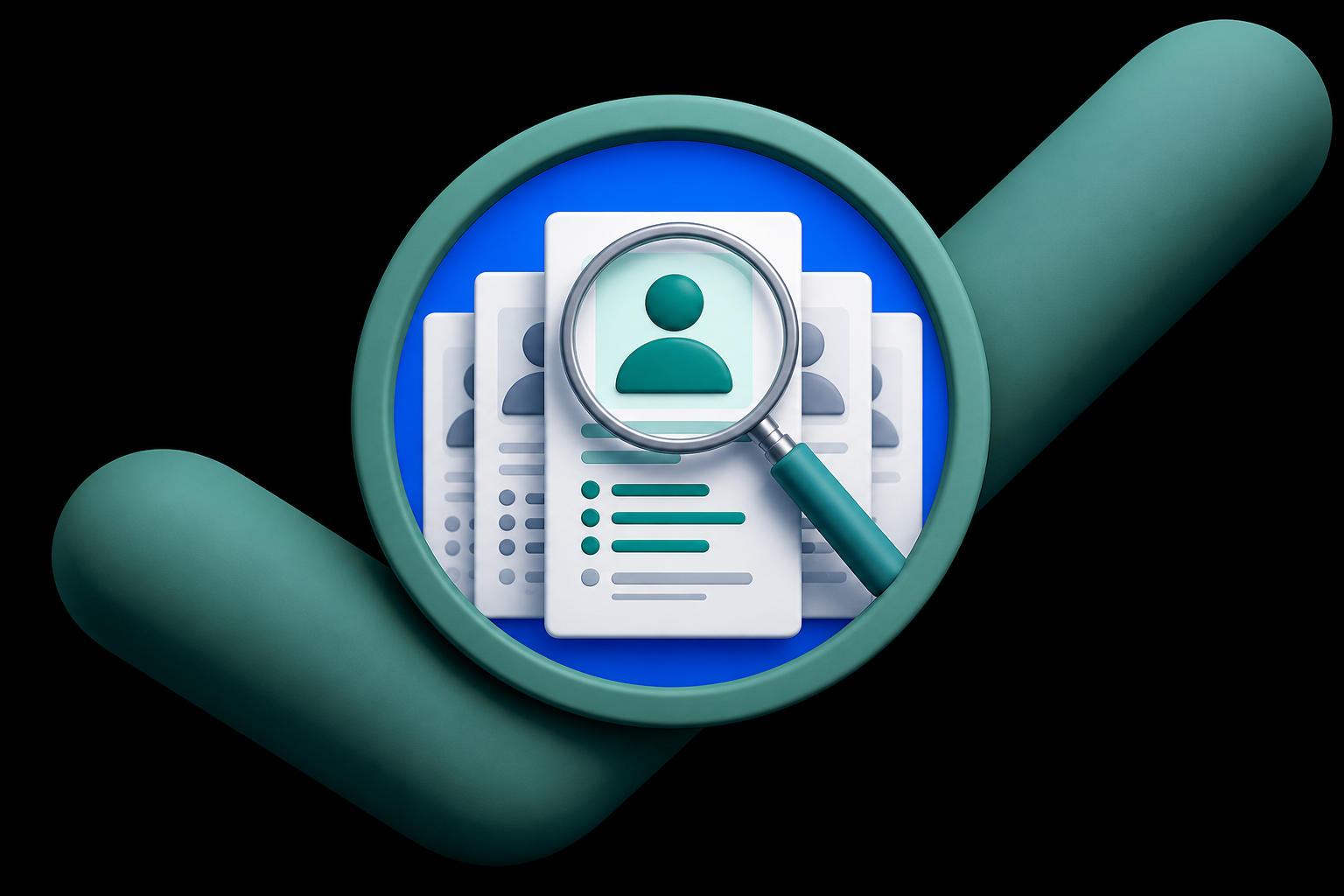 AI talent pool matching candidates to a job